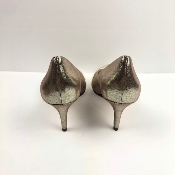 Sole Society Women's WMNS Gold Heels New With Box - Picture 3 of 6